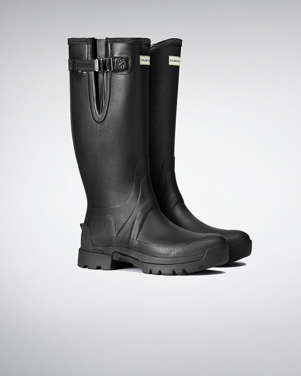 Galochas Altas Hunter Homem Pretas - Balmoral Adjustable 3Mm Neoprene - 14ZIGRABK